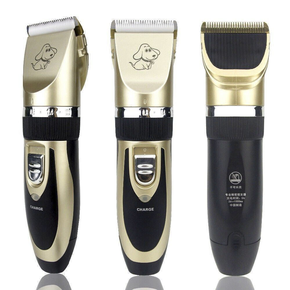 Cordless Electric Rechargeable Dog Clipper Grooming Comb Set Pet Hair Wireless