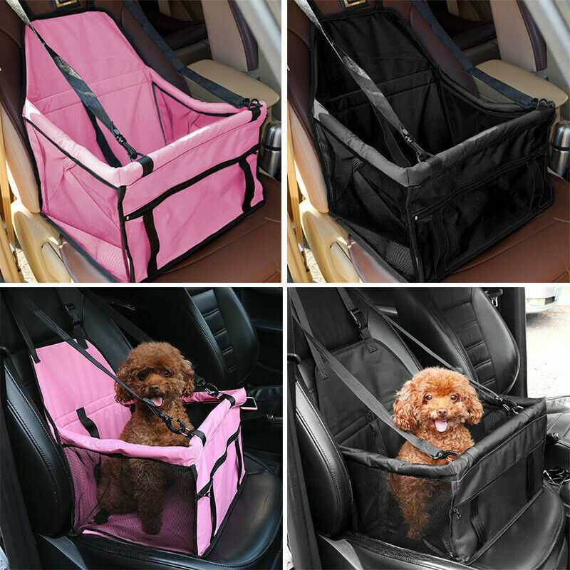 New Travel Cat Dog Pet Car Booster Seat Puppy Carrier Safety Protector Basket AU