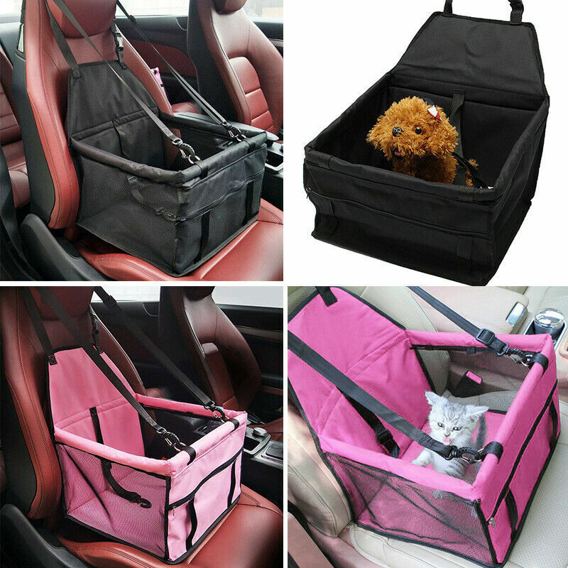 New Travel Cat Dog Pet Car Booster Seat Puppy Carrier Safety Protector Basket AU