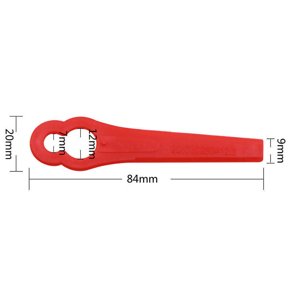 50/100 Pcs Blades for KULLER BOSCH OZITO Garden Yard Plastic For Grass Trimmer