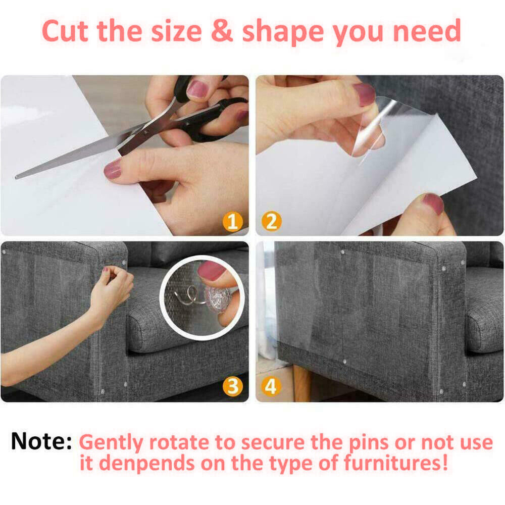 4/8/12PCS Cat Sofa Scratch Guard Furniture Anti-Scratching Furniture Protector