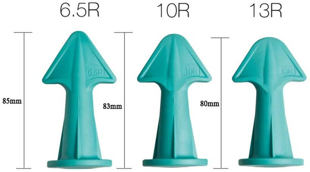 14/17/19PCS Caulking Tool Scraper Nozzles Spatulas Filler Spreader Sealant