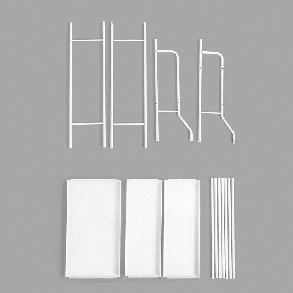 3 Tiers Toilet Shelf Bathroom Rack Over Laundry Washing Machine Storage Shelves