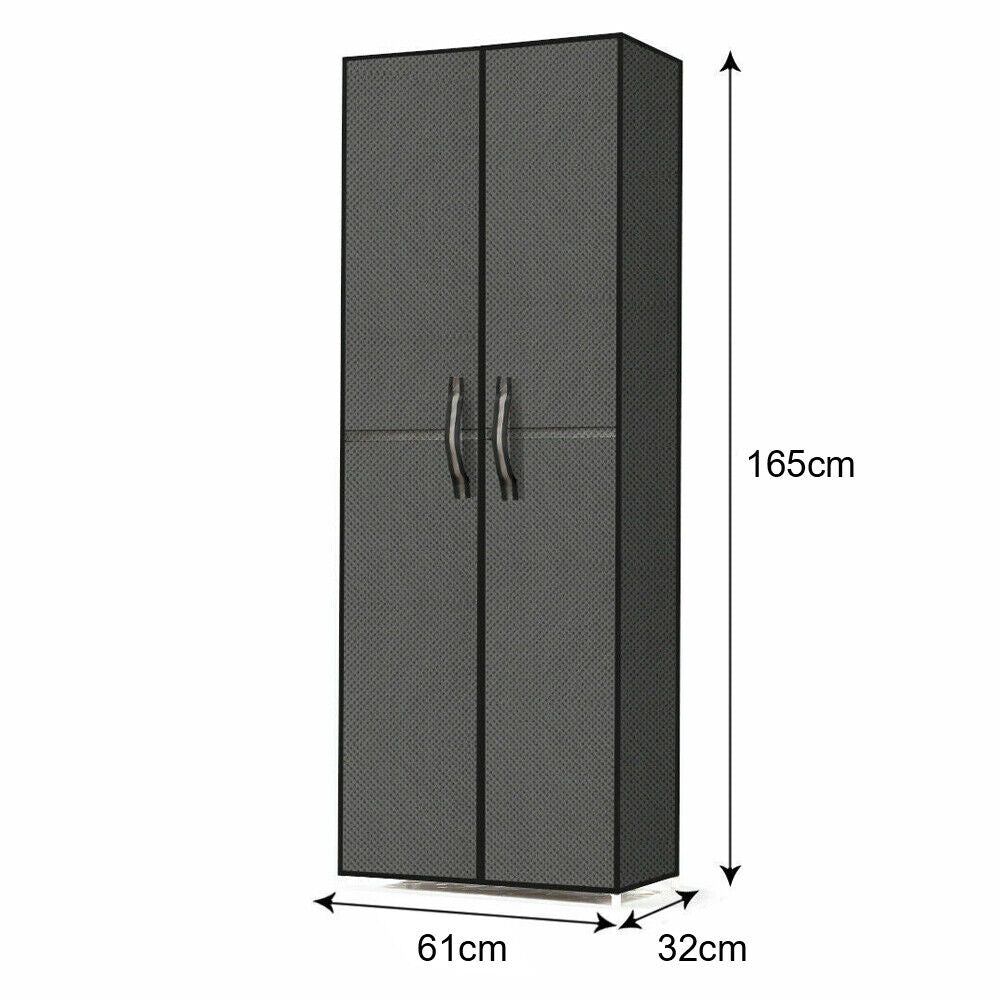 10 Tiers Shoe Rack Stackable Fabric Cabinet Storage Holder Wardrobe Organiser AU