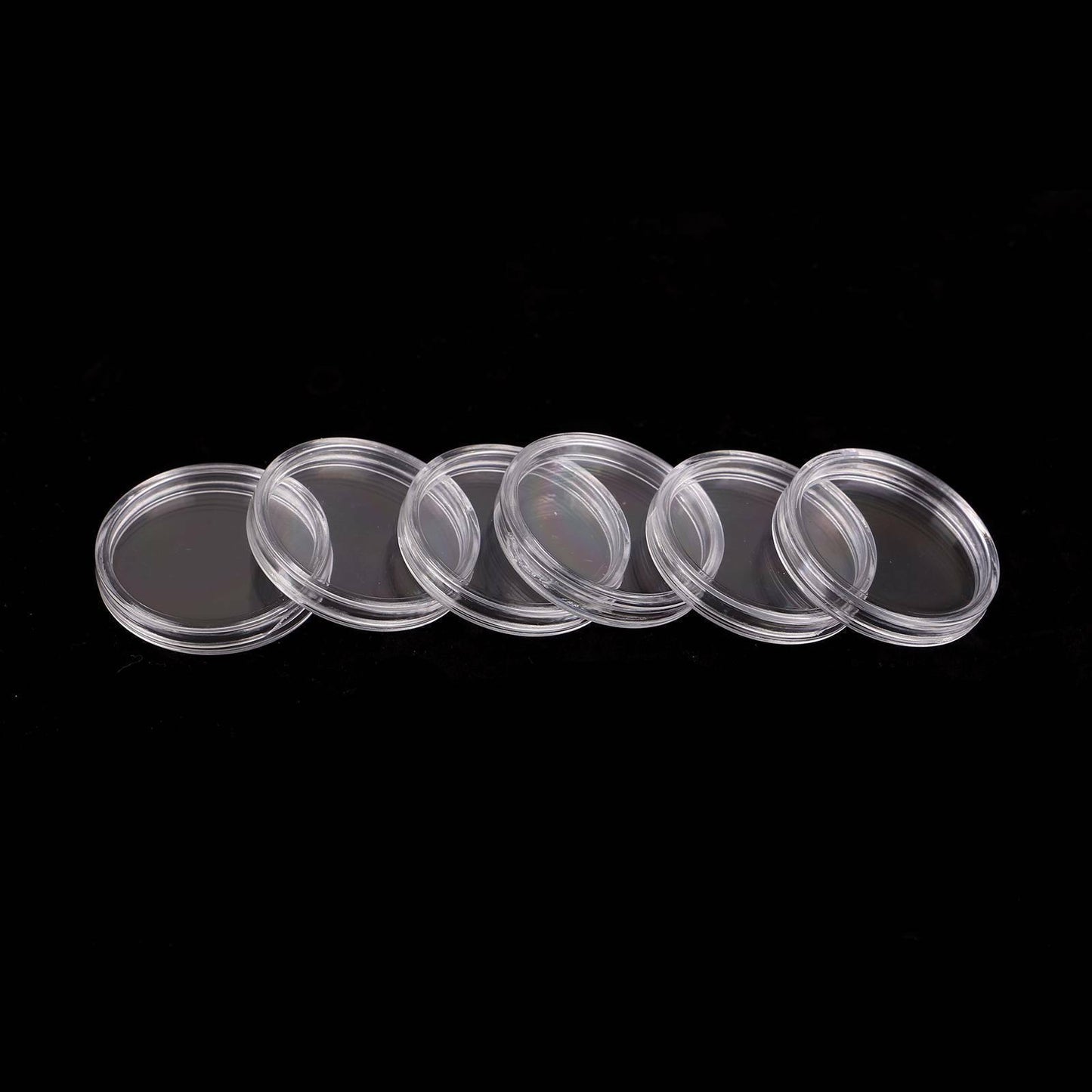 100PCS Australian Coin Collection Round Storage Cases Capsules Holder Album NEW