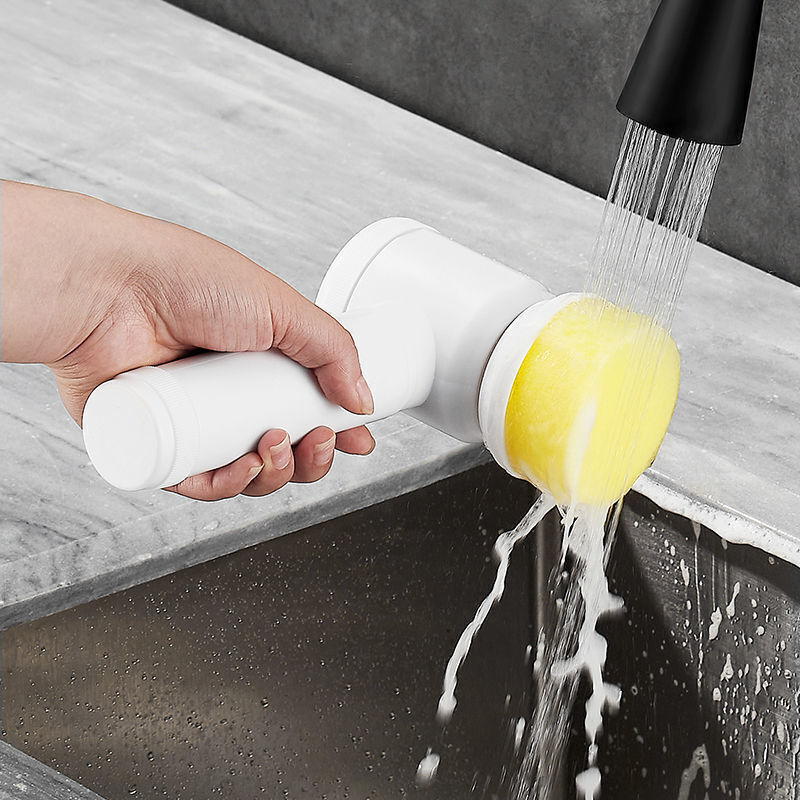 5 In 1 Handheld Bathtub Brush Kitchen Sink Cleaning Tool Tub Electric Brush AU