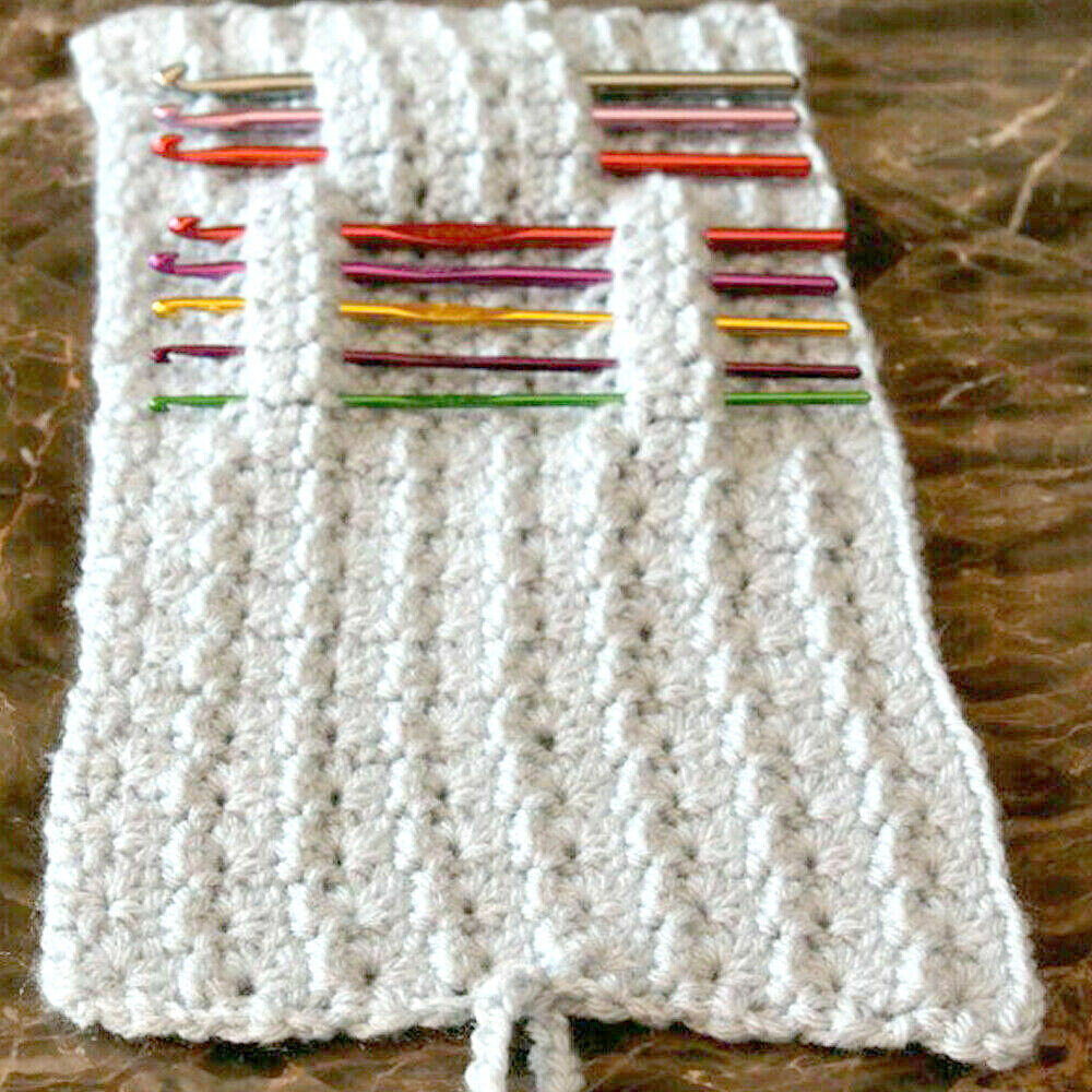 Aluminum Crochet Hooks Kit 124PCS Weave Yarn Knitting Needles Sewing Tools Case