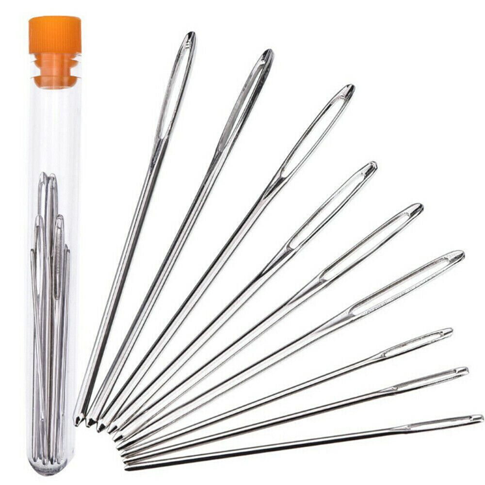 Aluminum Crochet Hooks Kit 124PCS Weave Yarn Knitting Needles Sewing Tools Case