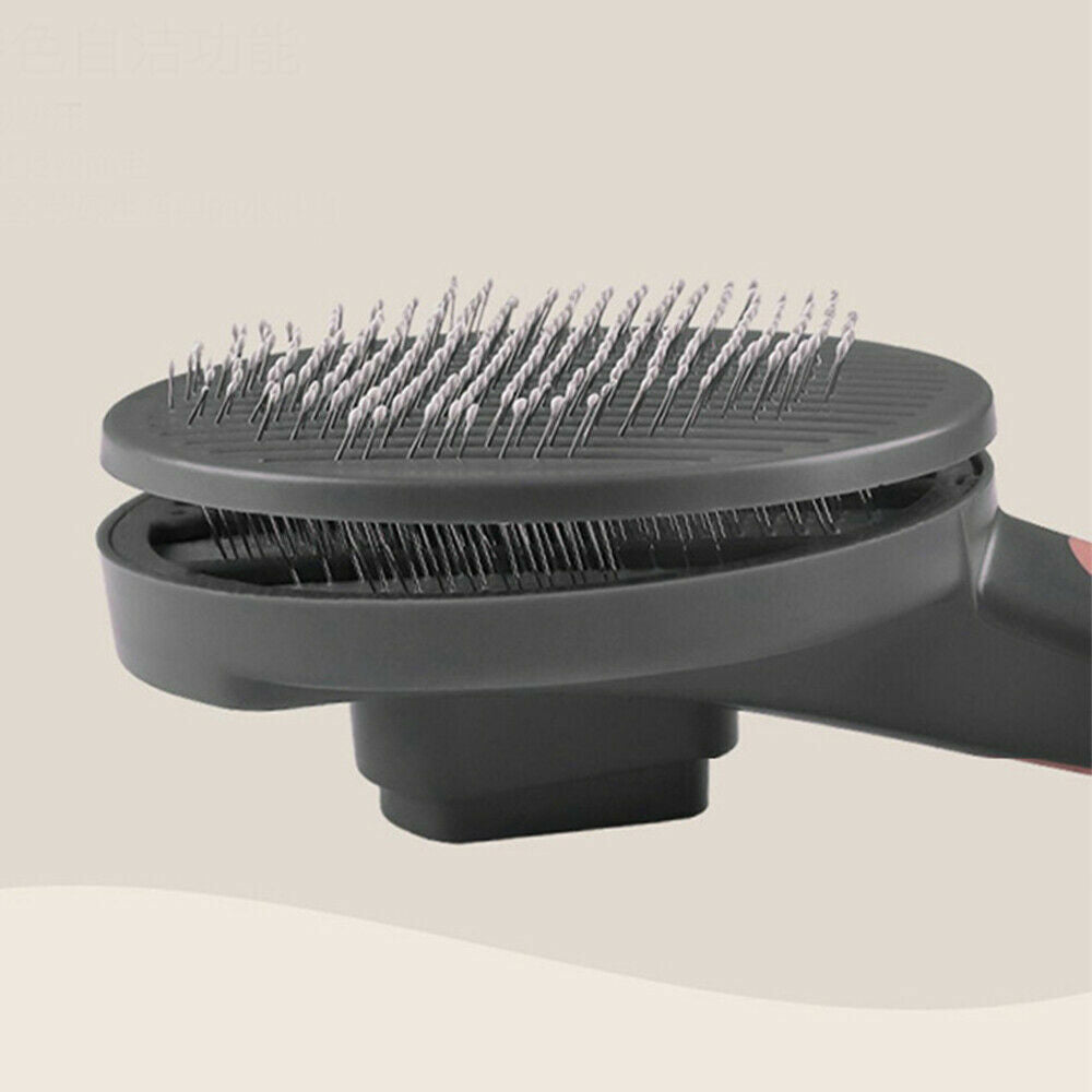 1x Pet Grooming Brush Self Cleaning Automatically Dog Cat Slicker Brush Remove