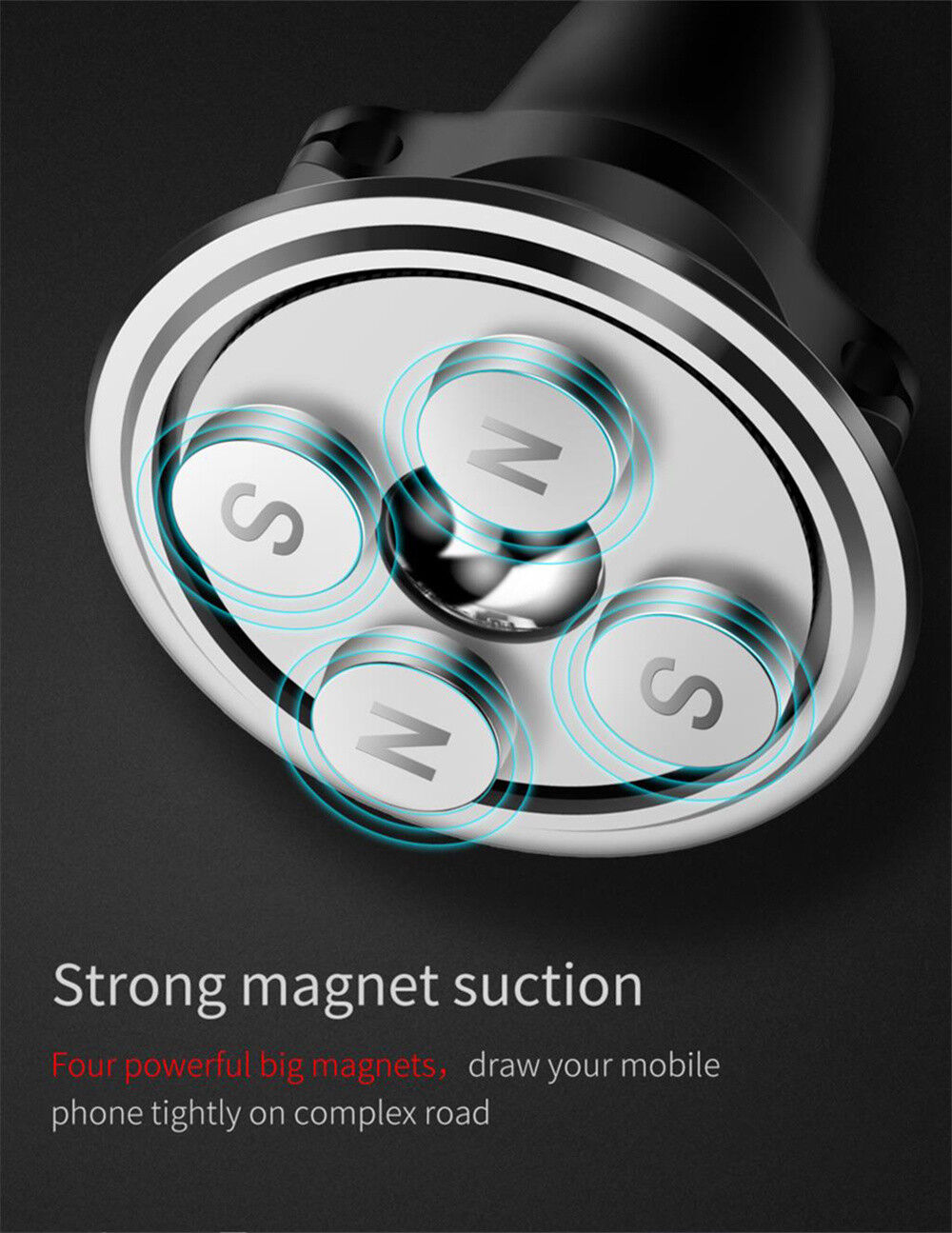 Genuine Baseus Car Mount Phone Holder Air Vent Magnetic Dock Phone GPS Stand AU