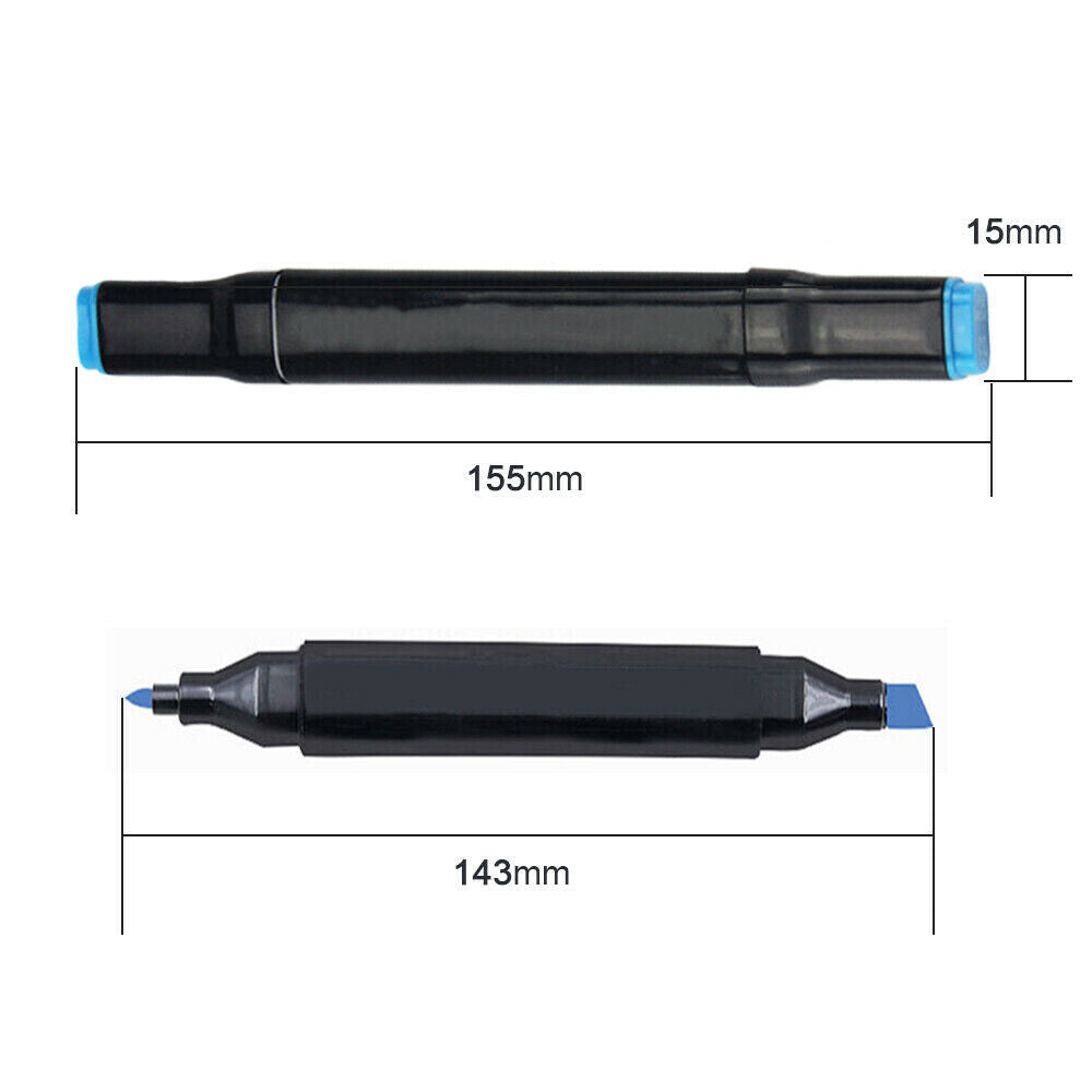 80PCS Marker Pen Set Dual Heads Graphic Artist Craft Sketch TOUCH Markers