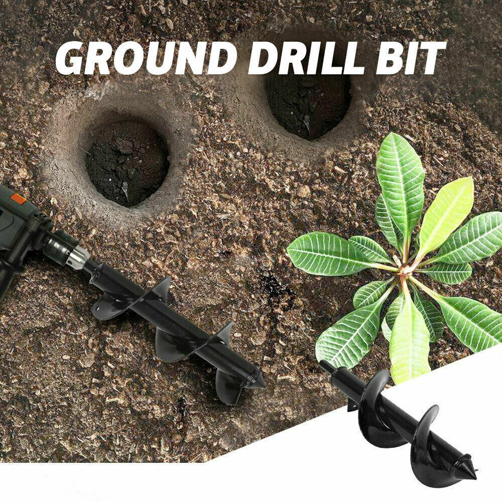Power Garden Auger Earth Drill Bit ¦µ80 x300/600mm Post Digger Planter Outdoor