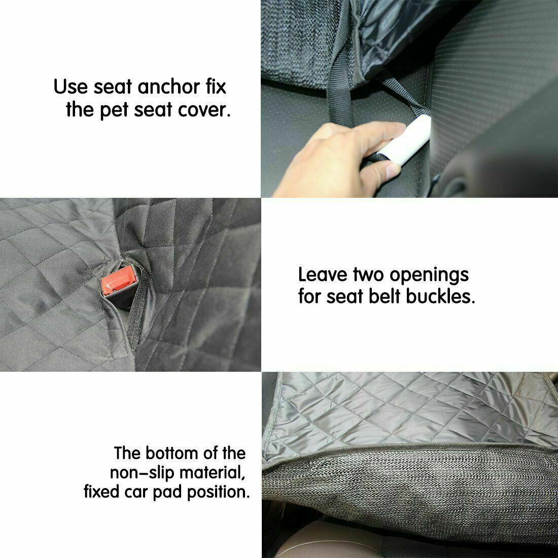 Premium Pet Back Car Seat Cover Nonslip Waterproof Dog Cat Hammock Protector Mat
