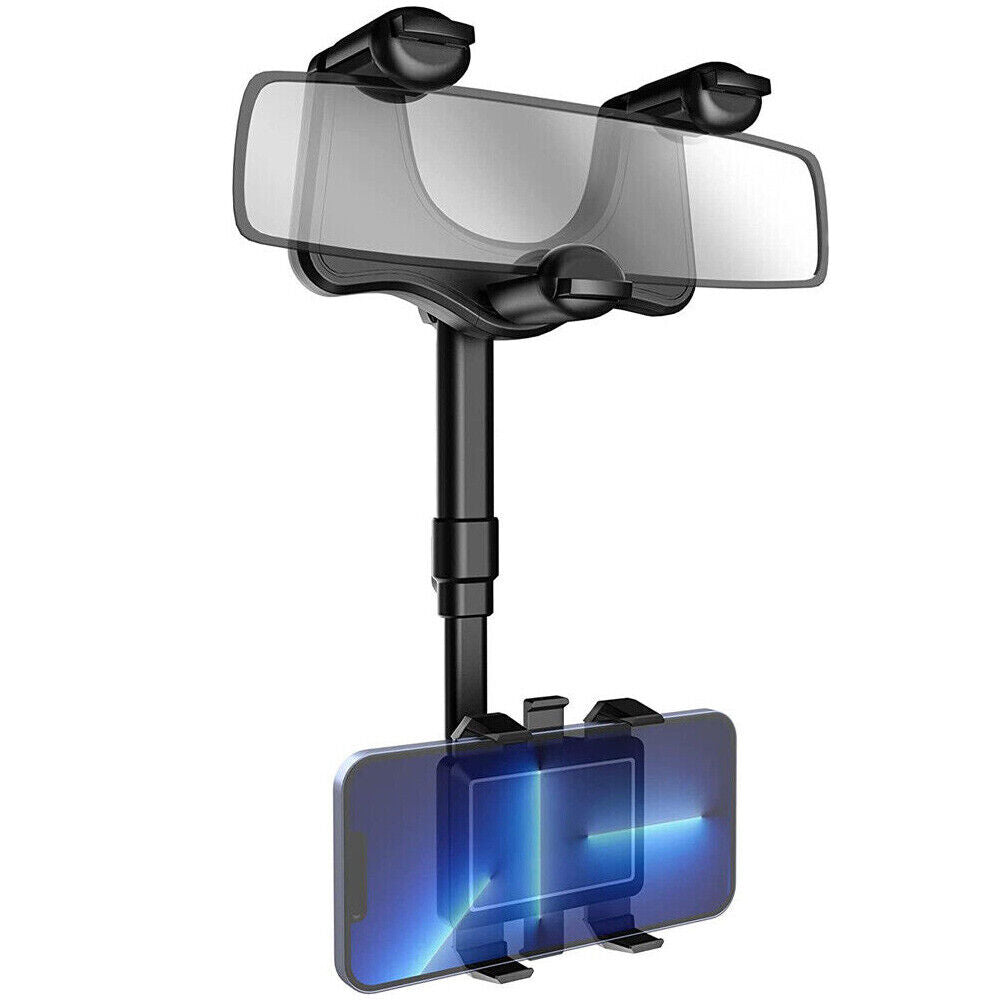 360¡ãCar Rear View Mirror Mount Holder Retratable GPS Stand Universal for iPhone