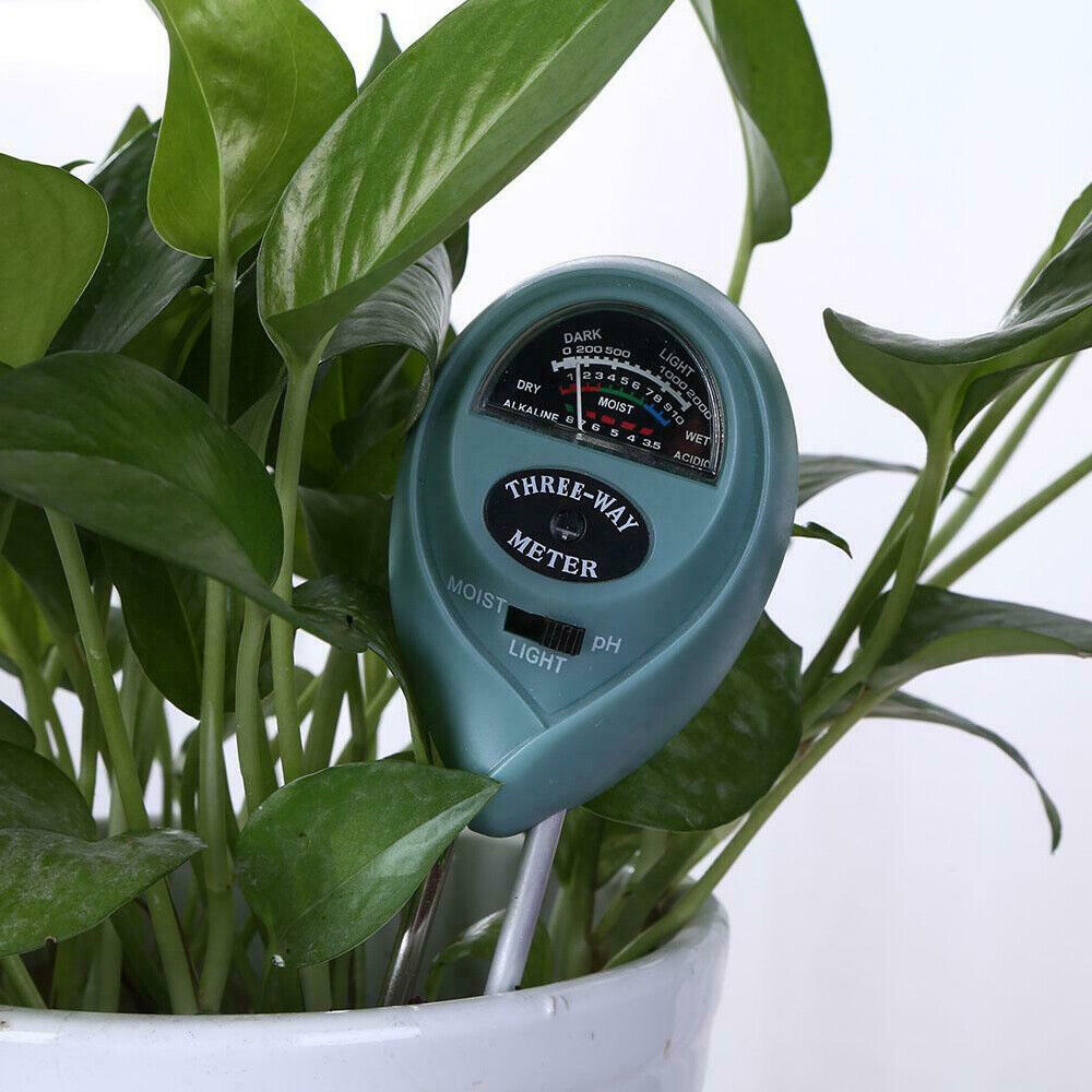 3 in 1 Soil PH Tester Water Moisture Test Meter Kit For Garden Plant Testing