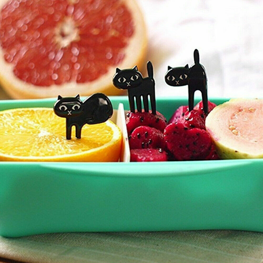 36PCS Kids' Animal Forks Decor Mini Food Lunch Box Accessory Fruit Picks Tool