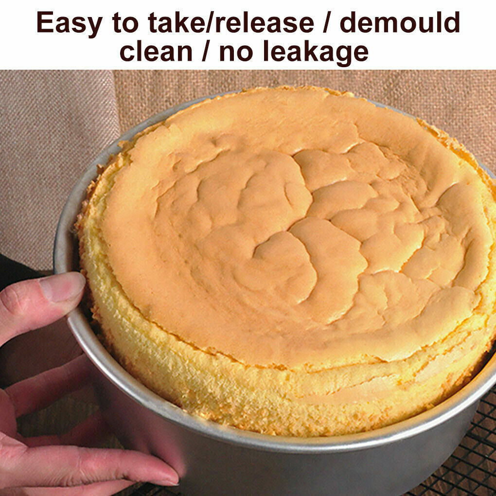 4/5/6/8 Inch Cake Mould Round DIY Cakes Pastry Mould Baking Tin Pan Reusable AU