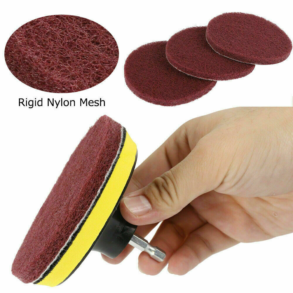 14PC Drill Brush Tub Clean Electric Grout Power Scrubber Cleaning Set Tool Kit