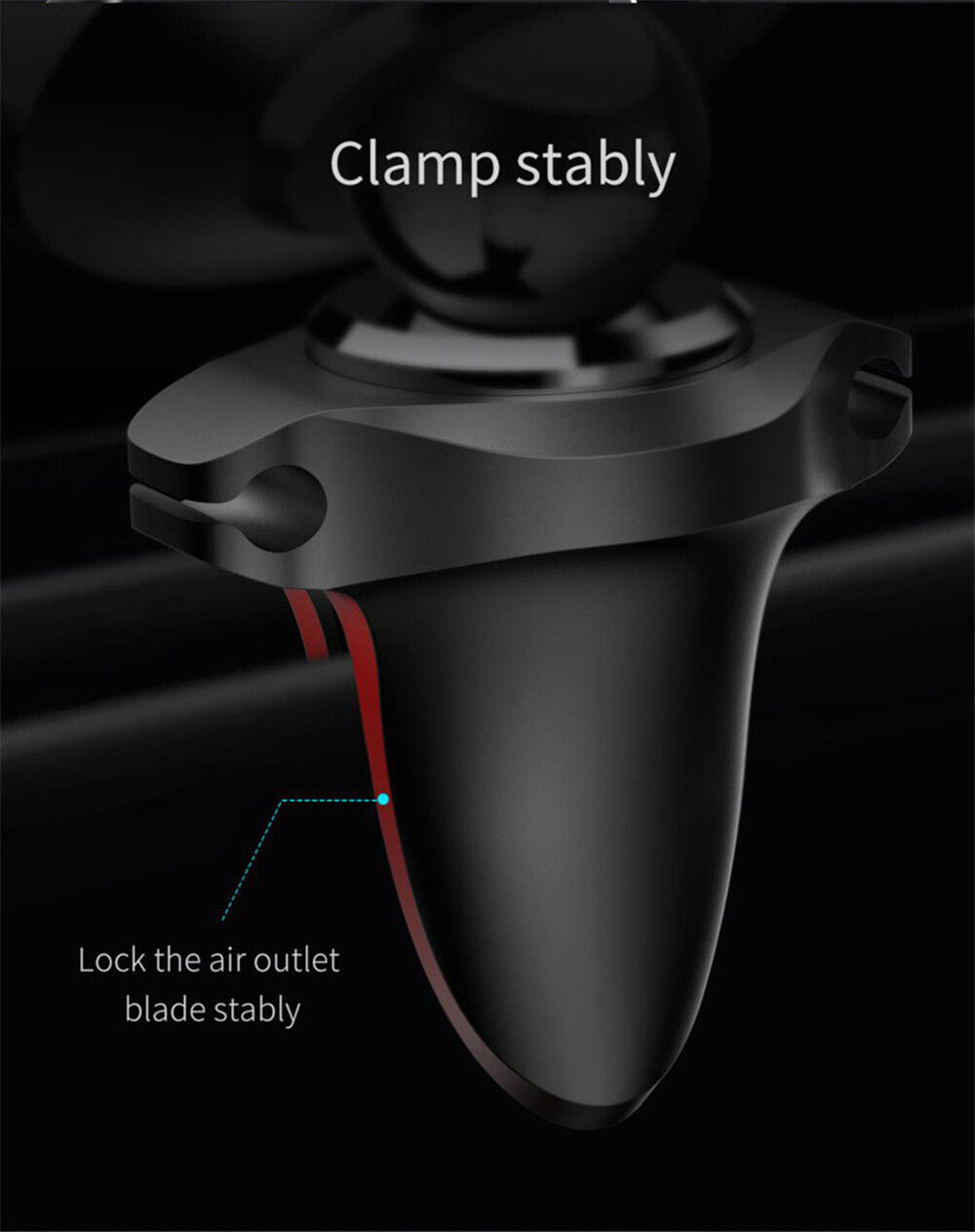 Genuine Baseus Car Mount Phone Holder Air Vent Magnetic Dock Phone GPS Stand AU