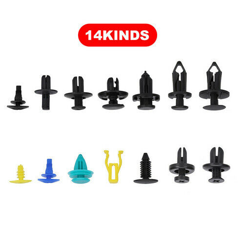 640PCS Bumper Rivets Screw. CarBody Trim Clips Retainer Panel Push Fastener Kit