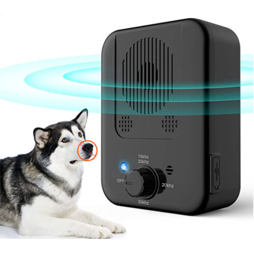 Anti Bark Device Ultrasonic Dogs Barking Control Stop Repeller Outdoor & Indoor