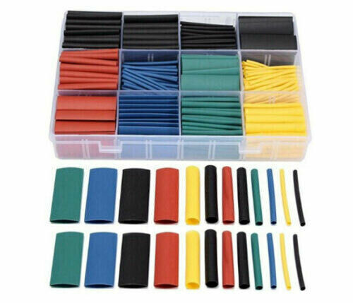 Heat Shrink Tubing Tube Assortment Wire Cable Insulation Sleeving Set AU