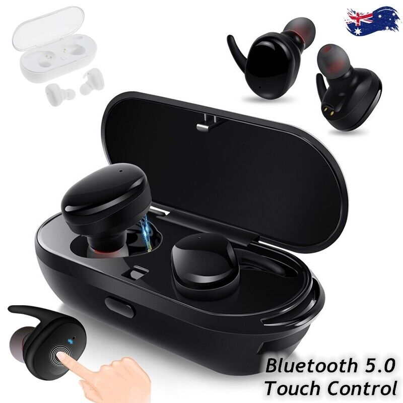 Bluetooth 5.0 Wireless Headphones TWS Earphones In-Ear Bass Earbuds Headset AU