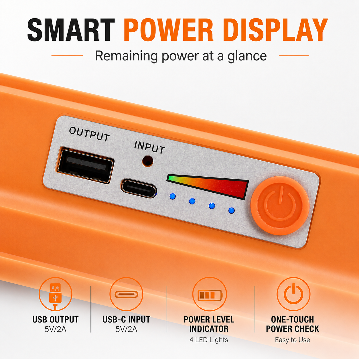 Portable LED Solar Work Light Magnetic Floodlight Camping Emergency Lamp