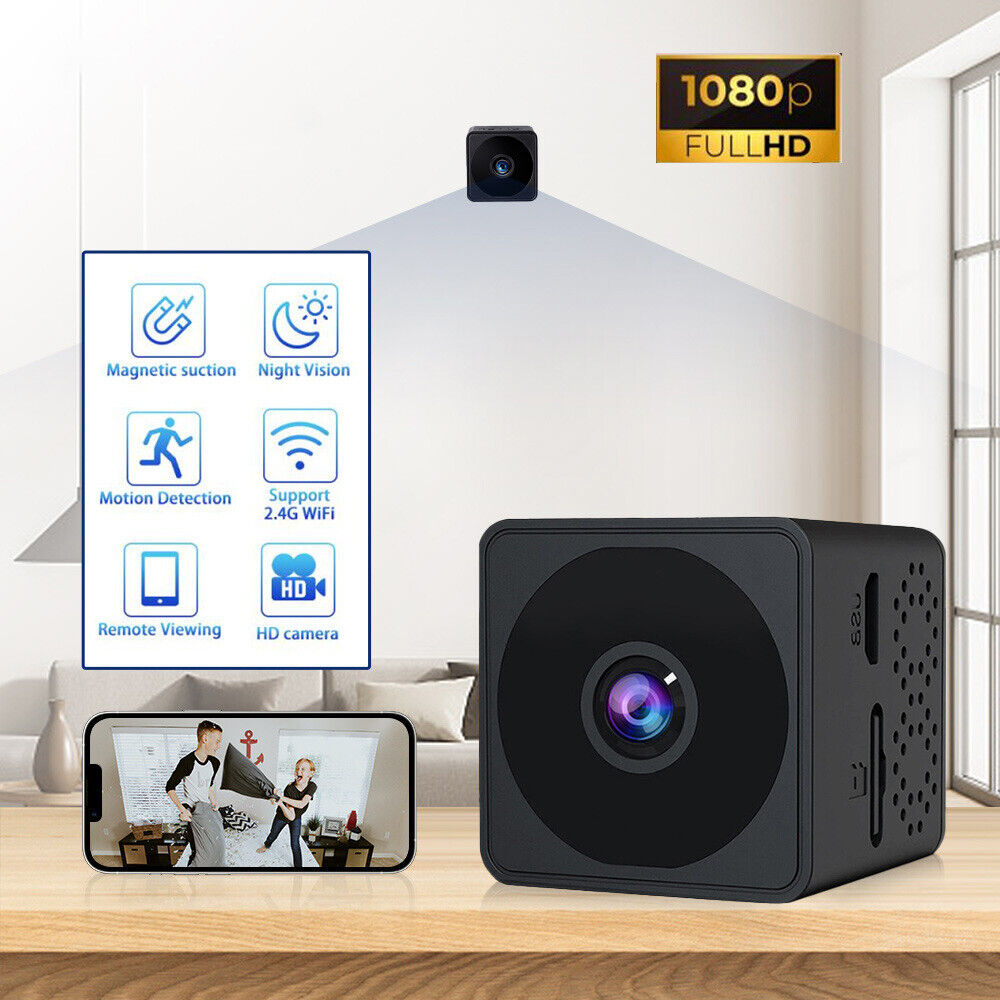 HD 1080P Mini Wireless WiFi Hidden Spy Camera IP Home Security Night Vision Cam