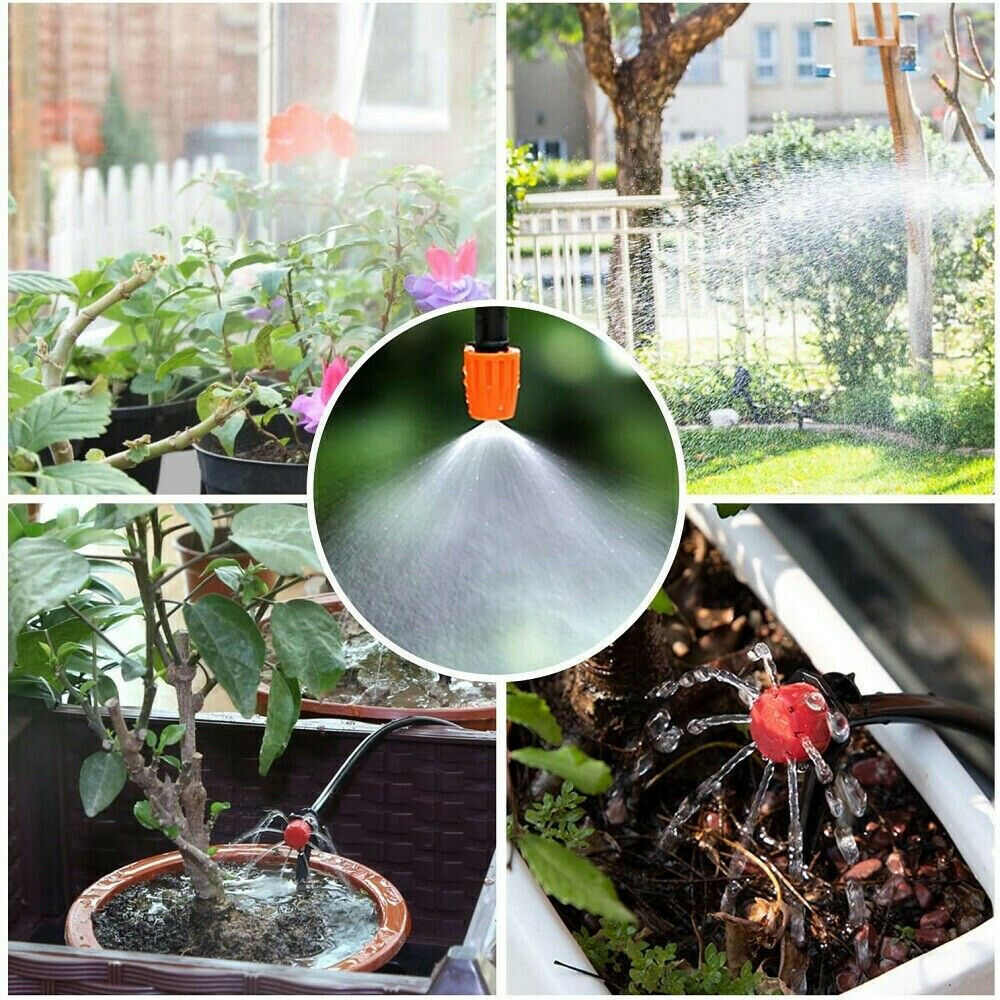 50M Hose Garden Irrigation System Plant Watering DIY Micro Drip Kits 201PCS /Set