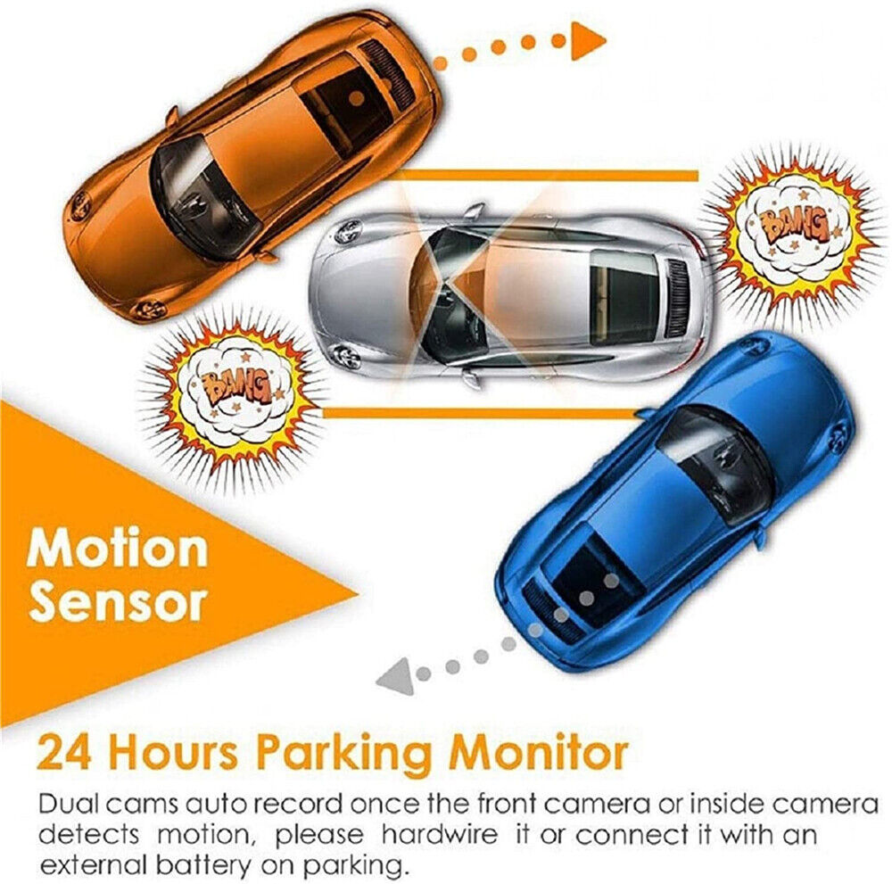 HD 1080P Car DVR 3" Lens Dash Cam Video Recorder Camera G-sensor Night Vision AU