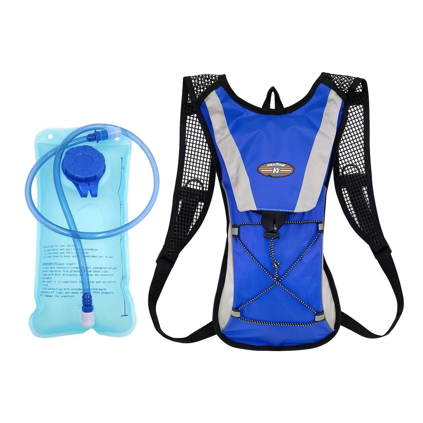 Hydration Pack + 2L Water Bag Hiking Camping Bicycle Backpack Bladder Cycling