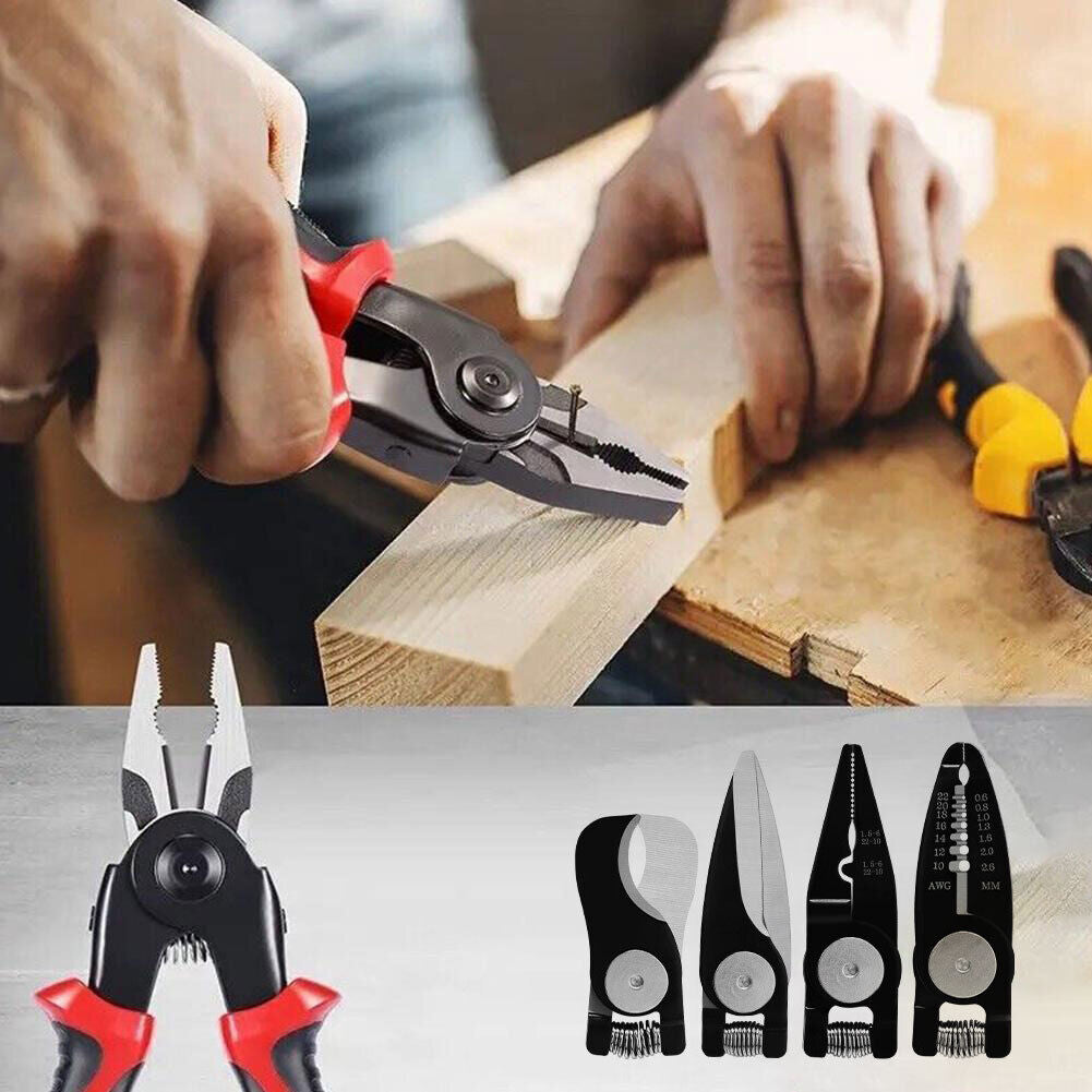 5-PCS Plier Tool Set, 5 in 1 Versatile Tool Kit, with Linesman Plier, Wire AU