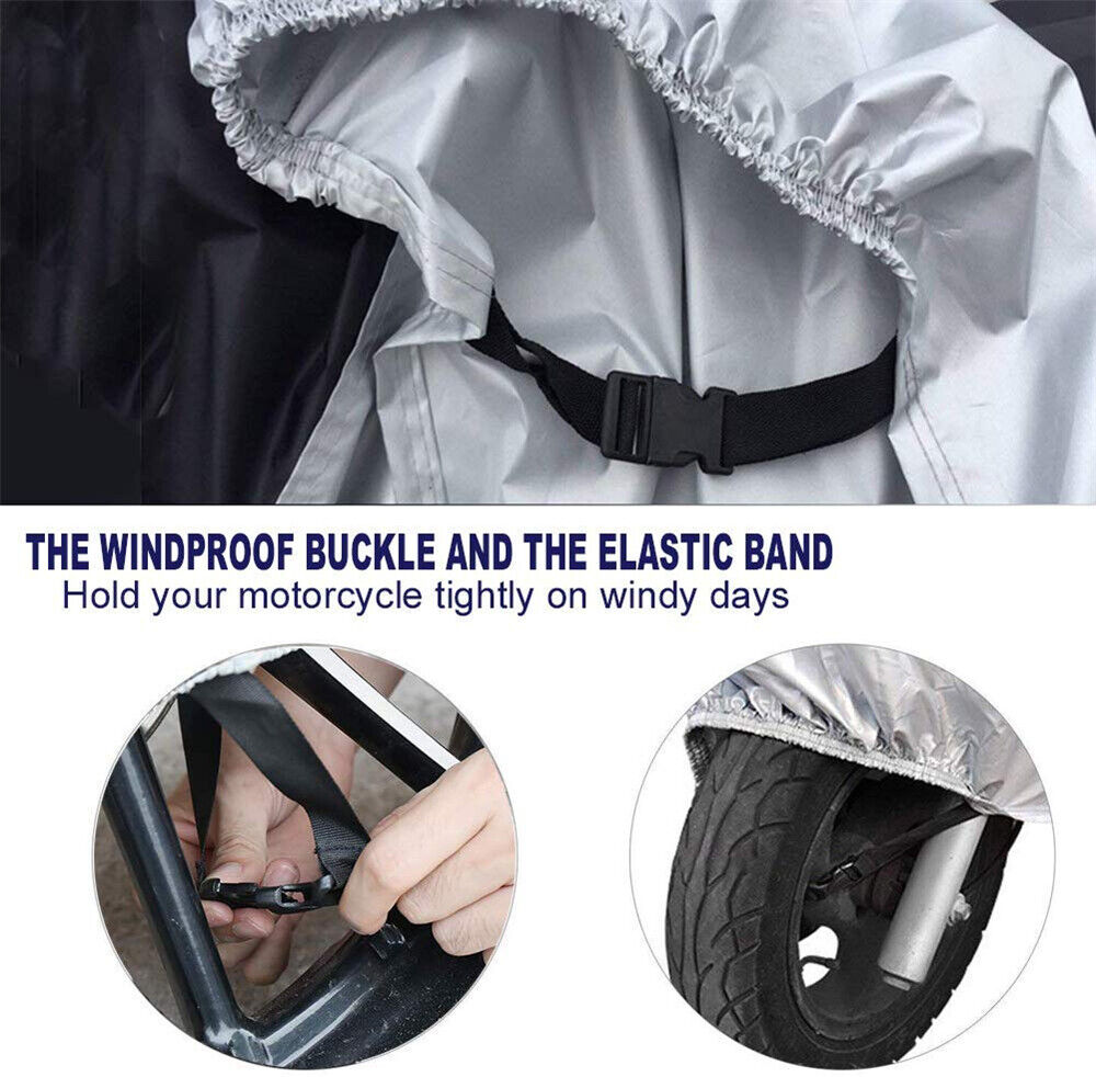 L-XXXL Motorcycle Cover Motorbike Cruiser Scooter Motor Bike Waterproof Storage