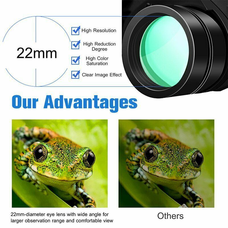 180x100 Zoom HD Hunting Binoculars Night Vision Bird Handheld Telescope Outdoor