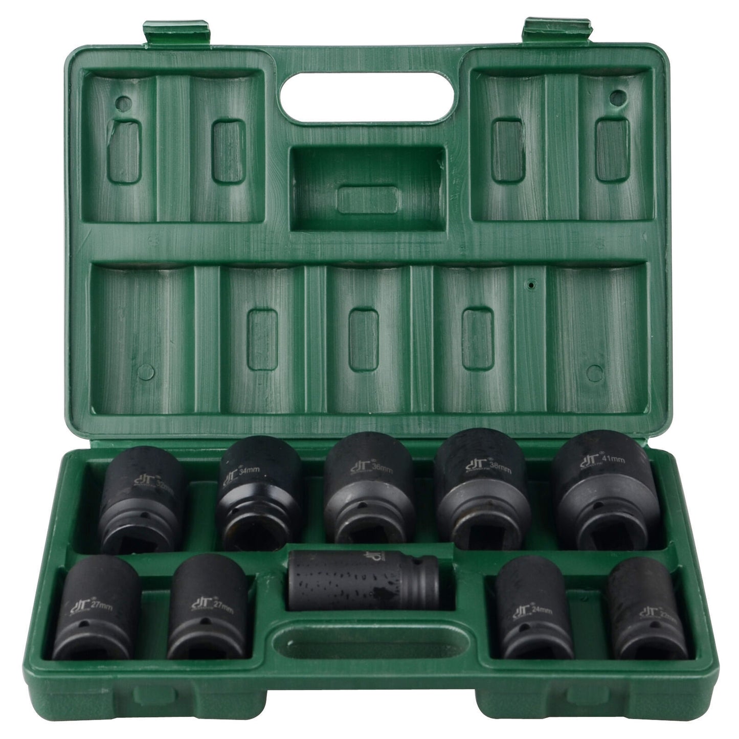 10Pcs 3/4'' Drive Deep Impact Socket Tool Set 80mm Length tool set 22-41mm