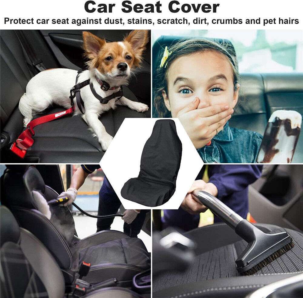 2PCS Pet Car Seat Throw Over Cover Protector Premium Back Waterproof Nonslip Mat