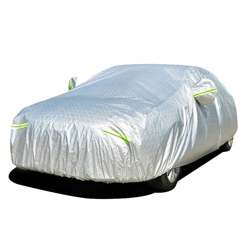 YXXL Ultra Large Alu Waterproof Outdoor Car Cover Double Thick Rain UV Resistant