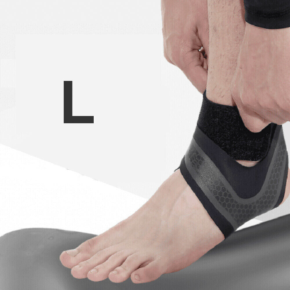 NEW Adjustable Sports Elastic Ankle Brace Support Basketball Protector Foot Wrap