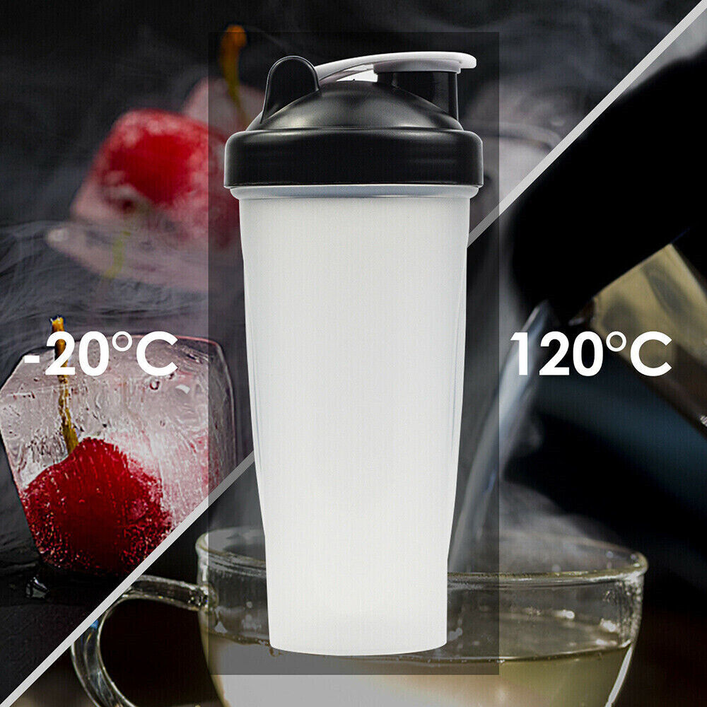 GYM Protein Supplement Drink Ball Blender Mixer Shaker Shake Bottle 700ml Cup AU