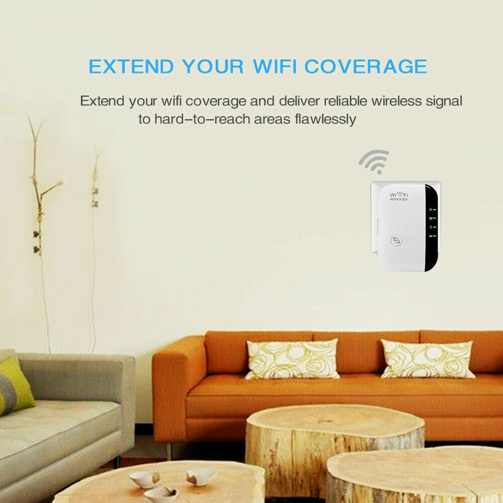 300Mbps Wifi Extender Repeater Range Booster Wireless-N 802.11 AP Router AU Plug