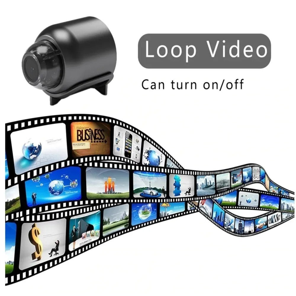1080P HD Mini WiFi Wireless Camera Night Vision Audio Home Security Cam