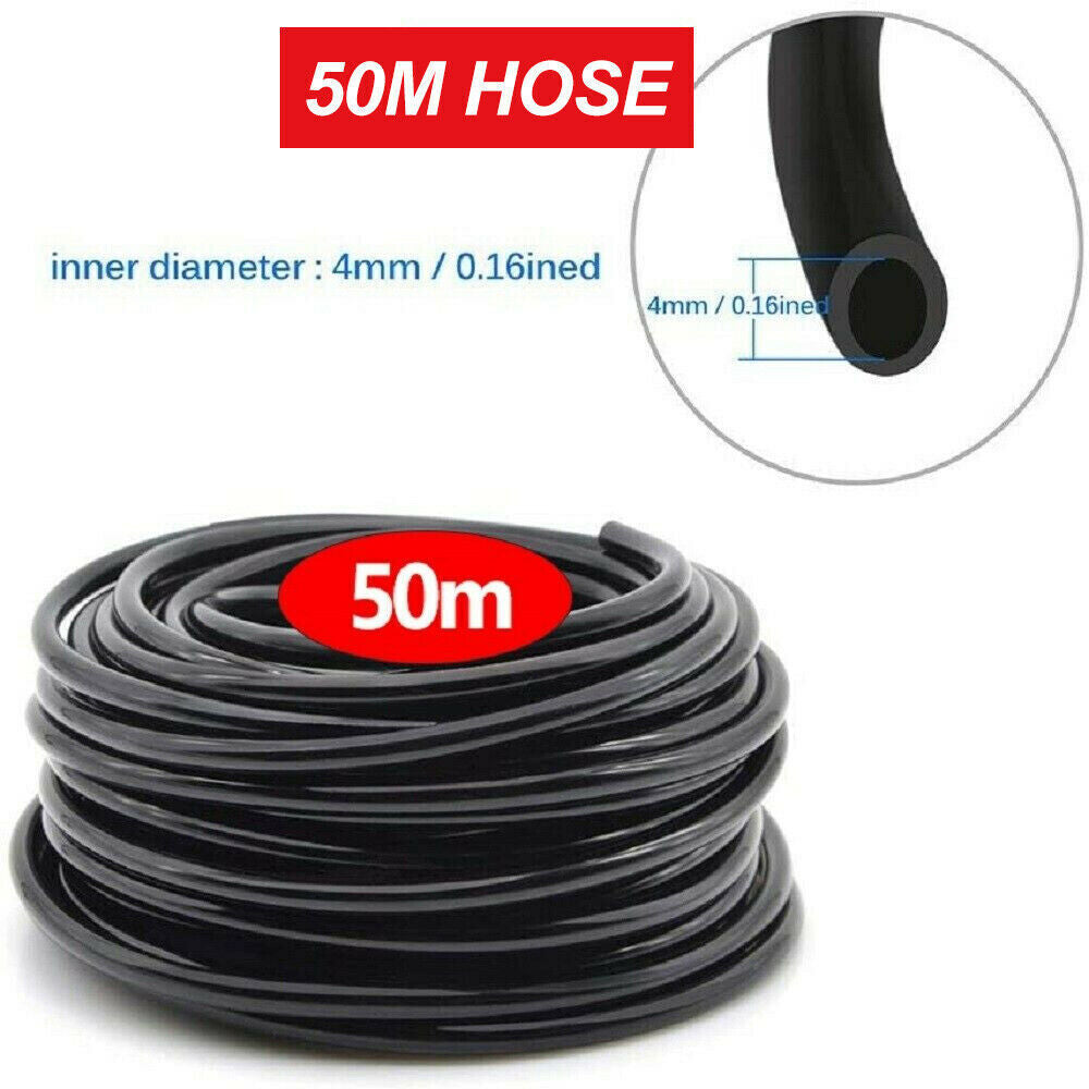 50M Hose Garden Irrigation System Plant Watering DIY Micro Drip Kits 201PCS /Set