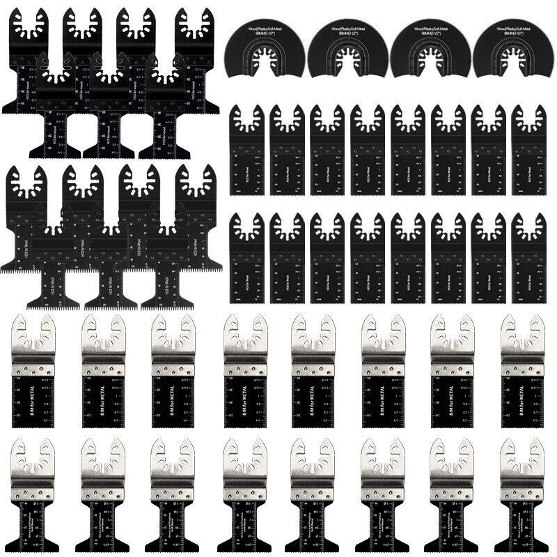 50PCS Oscillating Multi Tool Blade Saw Blades Wood Metal Cutter For Dewalt Fein