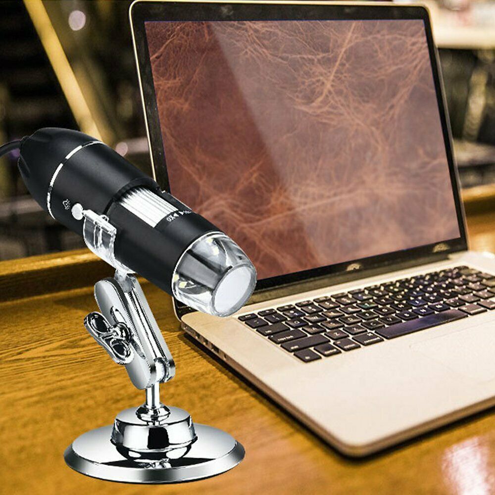 1600X Microscope 8LED Camera Magnifier Tool USB Digital for Android Mac Widows