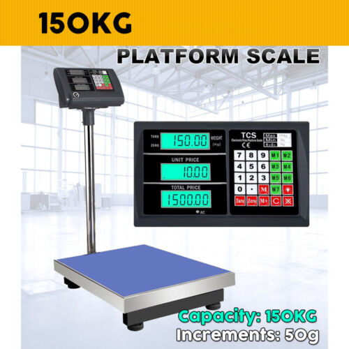 150kg/300kg Electronic Computing Digital Platform Scales Postal Shop Scale Weight