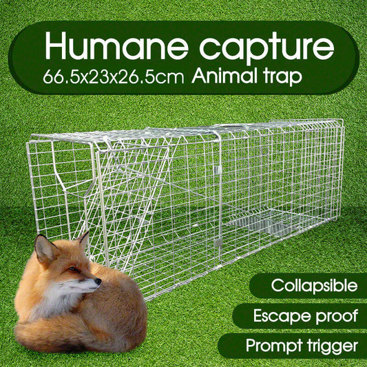 Animal Trap Cage Folding Humane Live Catch Possum Fox Rat Rabbit Bird