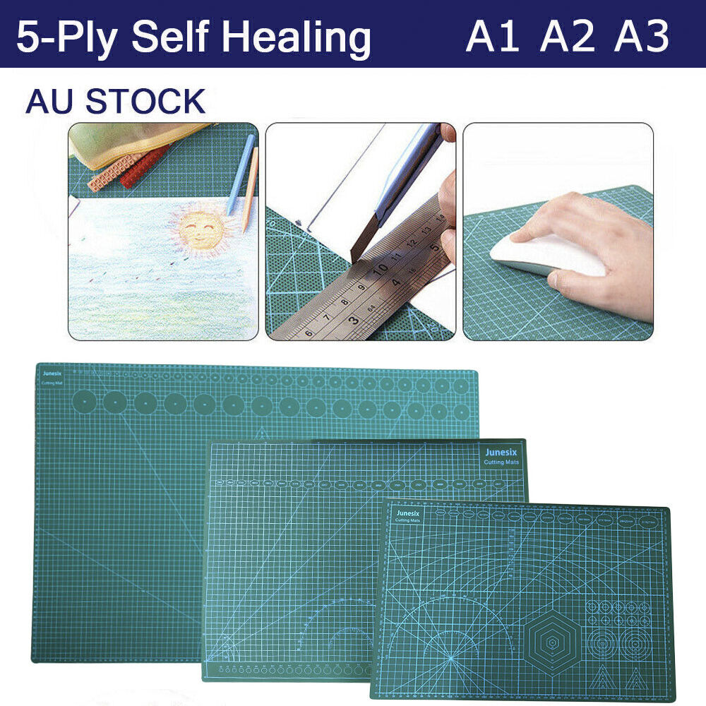 Large Thick Self Healing Cutting Mat Double-Side Art Craft DIY A1 A2 A3 Au Stock