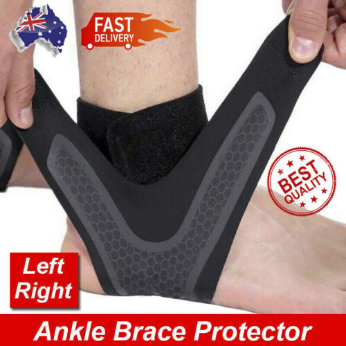 NEW Adjustable Sports Elastic Ankle Brace Support Basketball Protector Foot Wrap