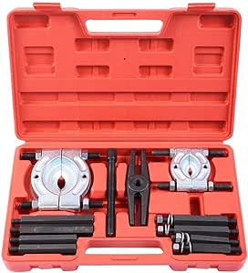 12 pcs Bearing Splitter Gear Puller Fly Wheel Separator Set With Box Tool Kit